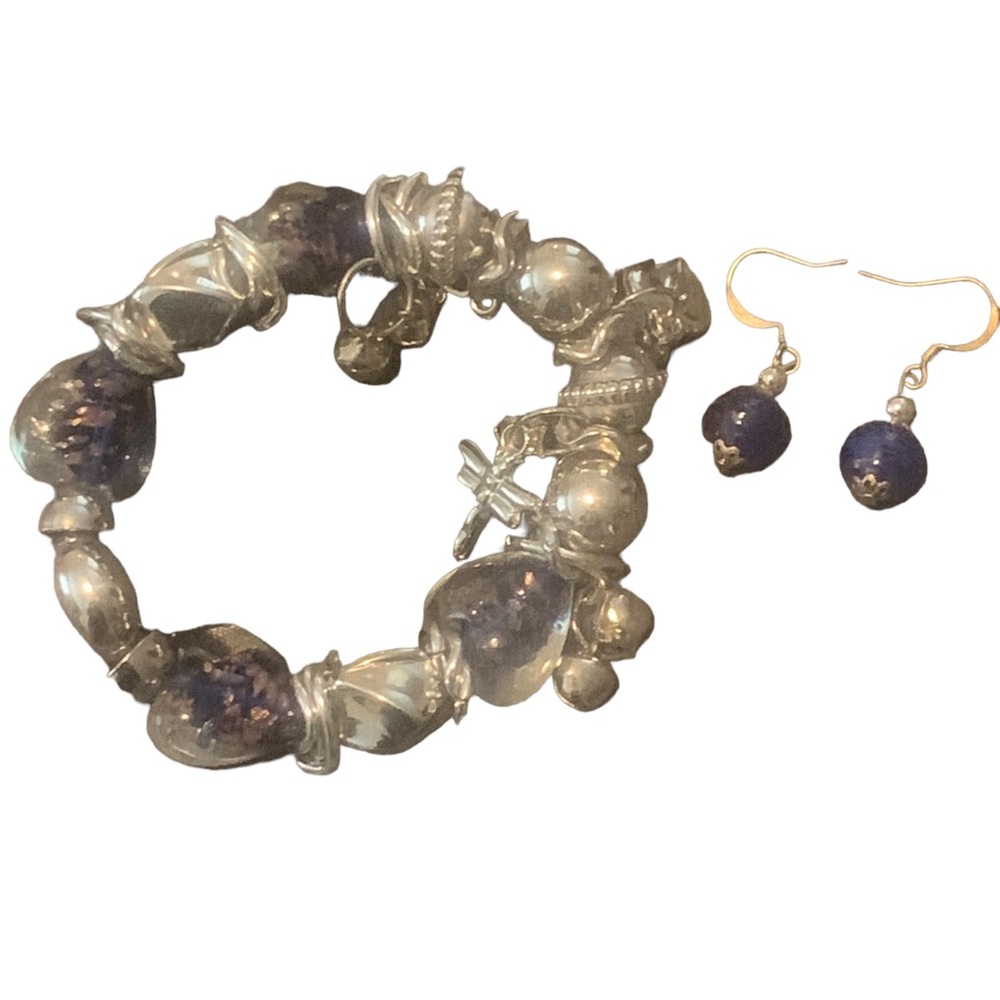 Murrina Veneziana bracelet and earrings